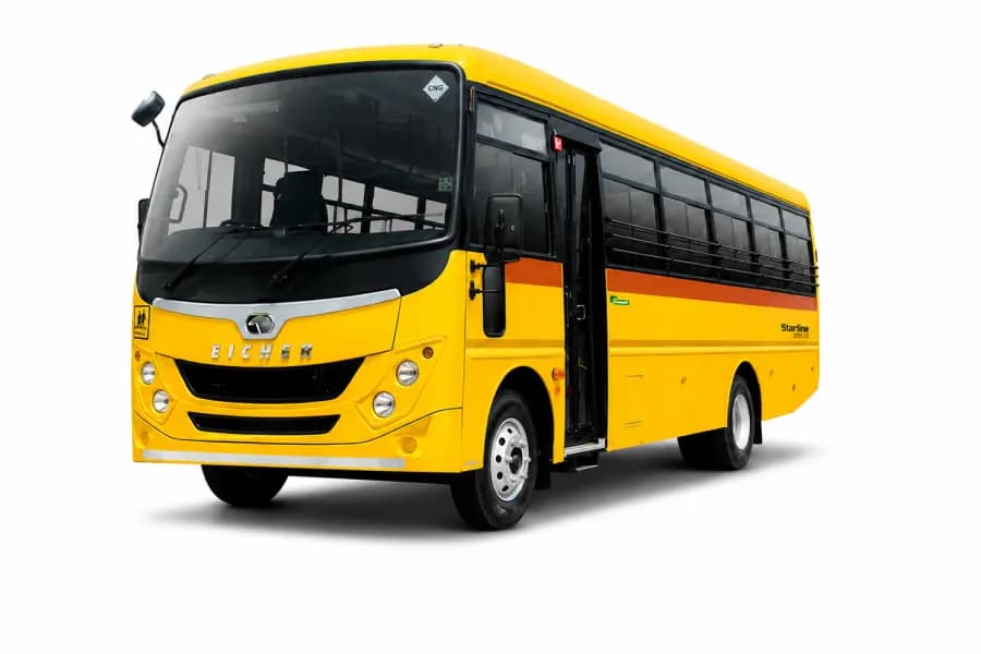 Eicher Starline Next 2090L CNG School Yellow color