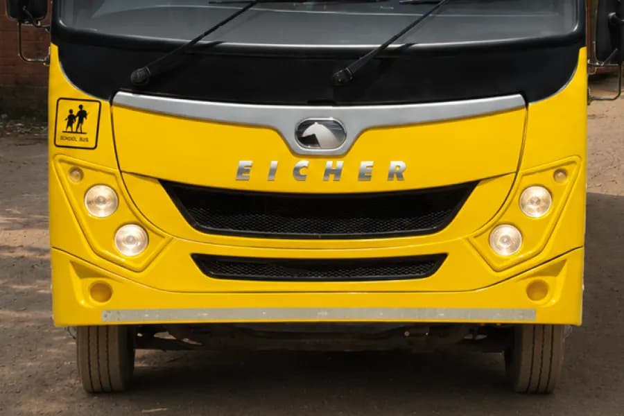 Eicher Starline Next 2090L CNG School Bus Headlight View
