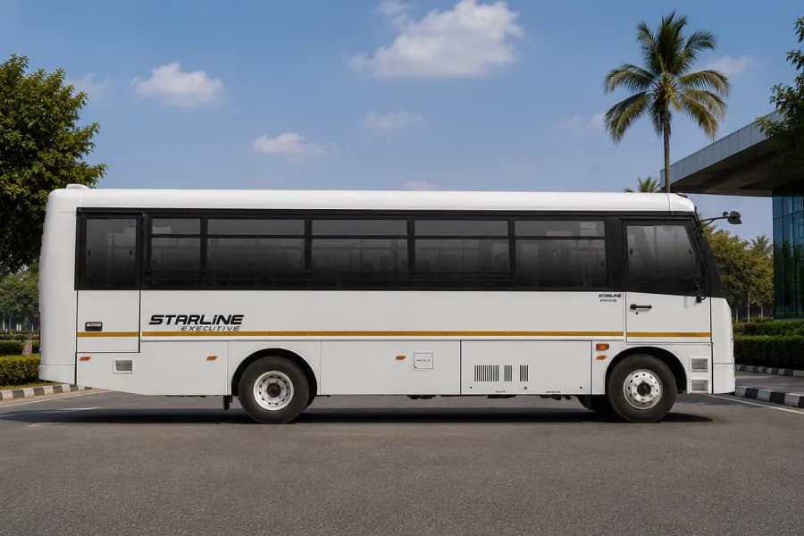 Eicher Starline Next 2090L Staff Bus Right Side View