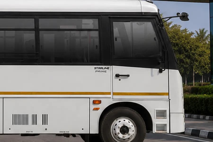 Eicher Starline Next 2090L Staff Bus Driver Door View