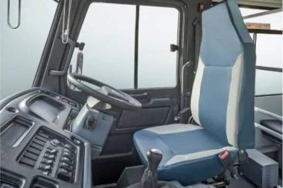 Eicher Starline Next 2090L Staff Bus Driver Seat View