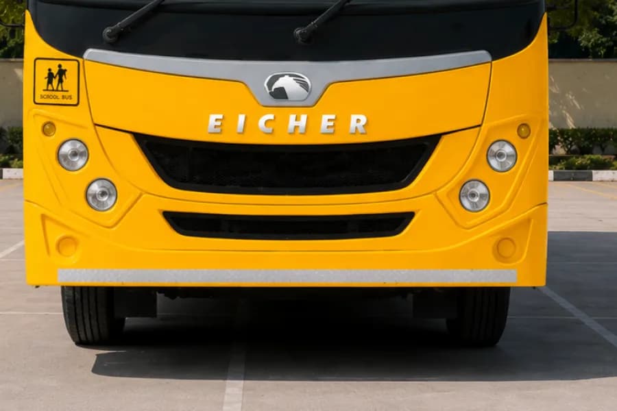 Eicher Starline Next Gen 2050D School Bus Headlight View