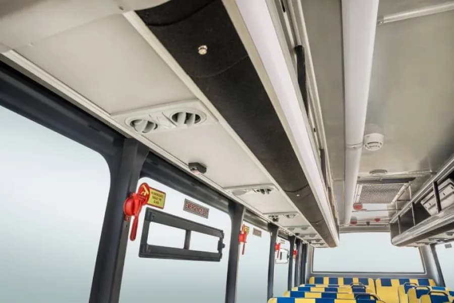 Eicher Starline Next Gen 2050D School Bus Interior Roof With Air Vents View