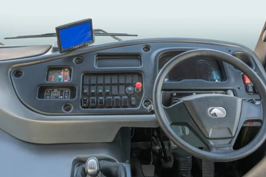 Eicher Starline Next Gen 2070E School Bus Steering Wheel View