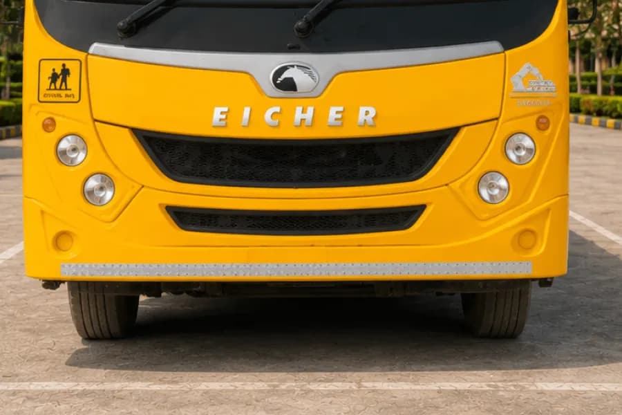 Eicher Starline Next Gen 2075G School Bus Headlight View