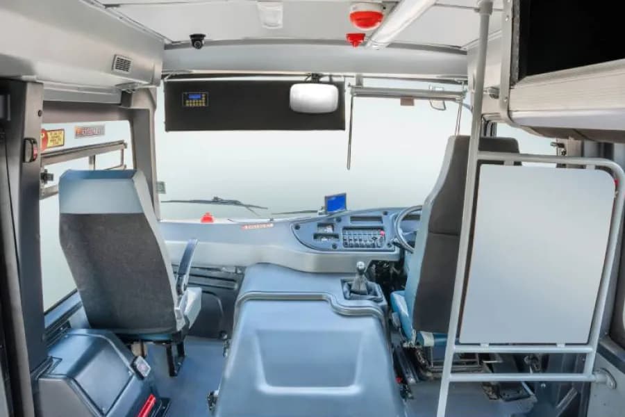 Eicher Starline Next Gen 2075G School Bus Driver Cabin Interior View