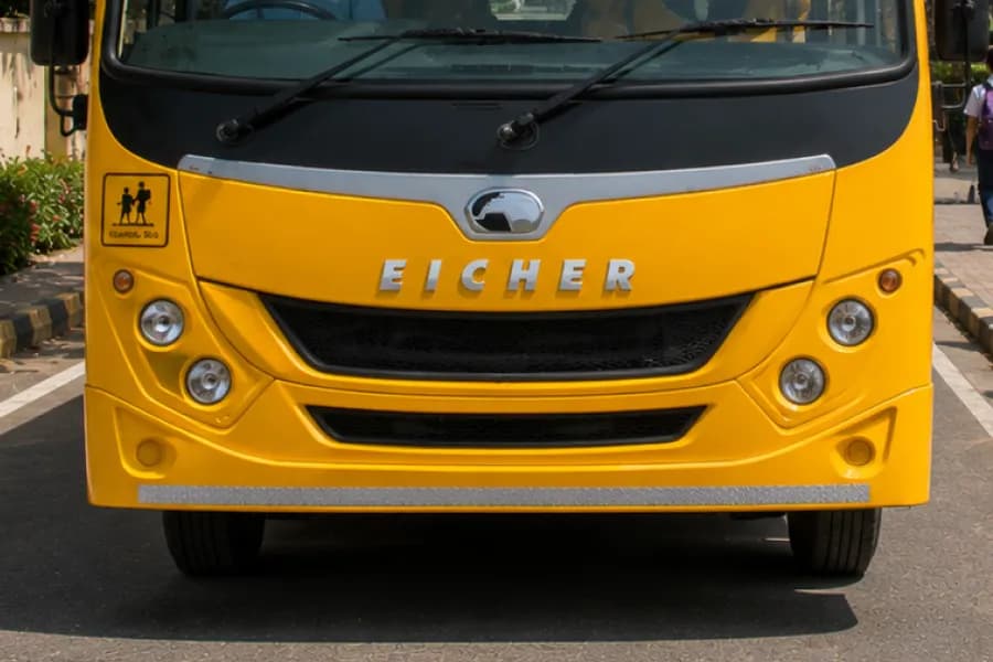 Eicher Starline Next Gen 2075H School Bus Headlight View