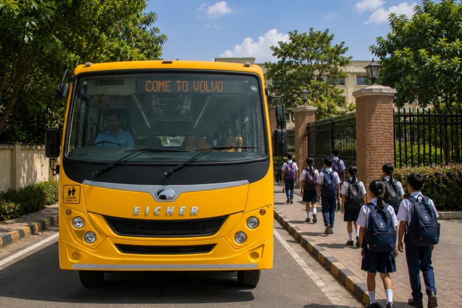 Eicher Starline Next Gen 2075H School Bus Front View