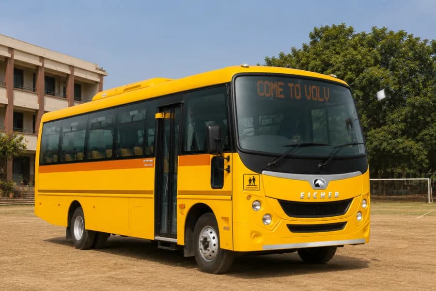 Eicher Starline Next Gen 2090K School Bus Side View