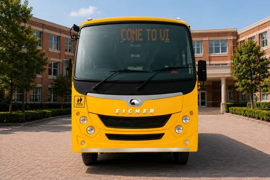 Eicher Starline Next Gen 2090L School Bus Front View