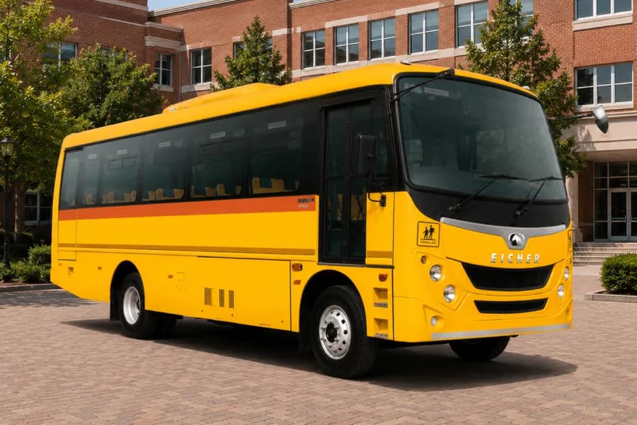 Eicher Starline Next Gen 2090L School Bus Side View