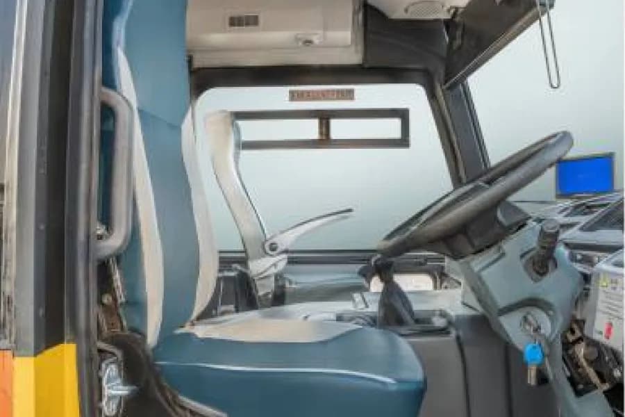 Eicher Starline Next Gen 2090L School Bus Driver Cabin View