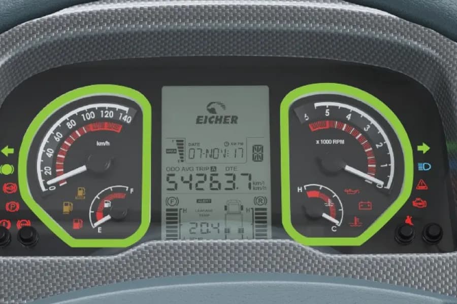 Eicher Starline RP 2075H Instrument Cluster View