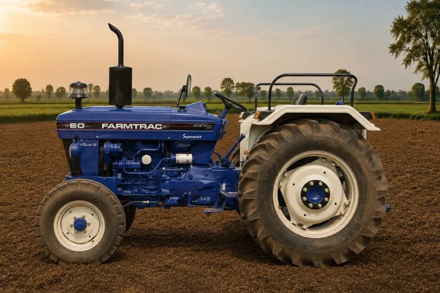 Farmtrac 60 Classic Side View