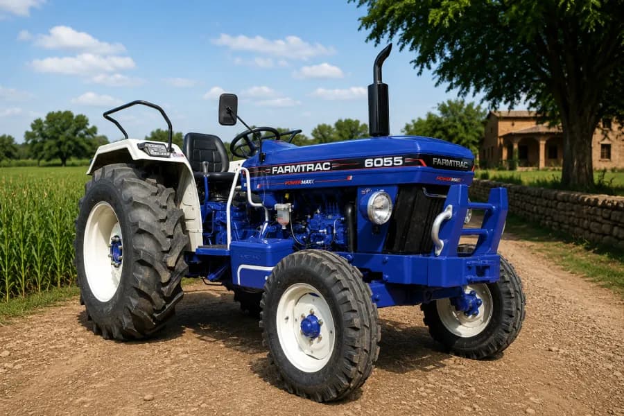 Farmtrac 6055 Powermaxx Side View
