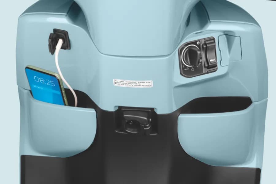 Honda Activa E USB Charging Port
