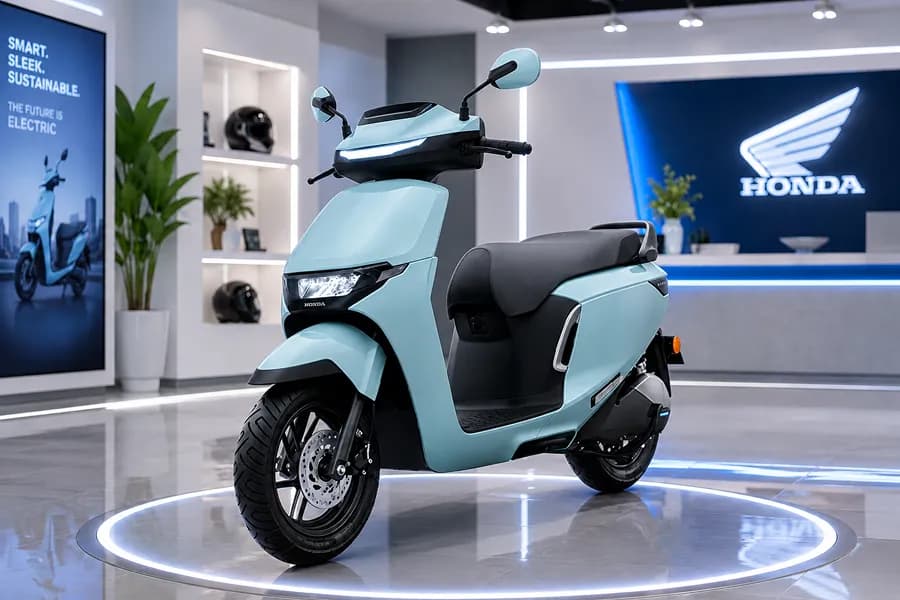 Honda Activa E Side View
