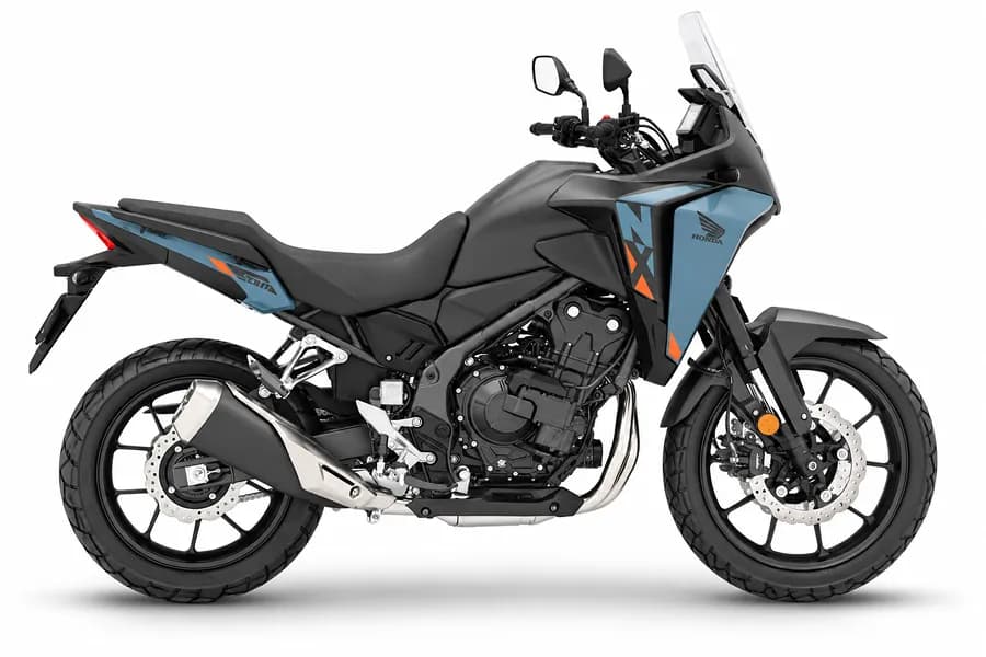 Honda NX 500 Mat Gunpowder Black Meatllic color