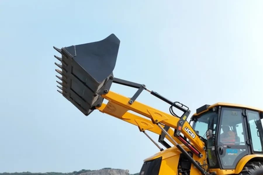 JCB 3DX Plus Loader View