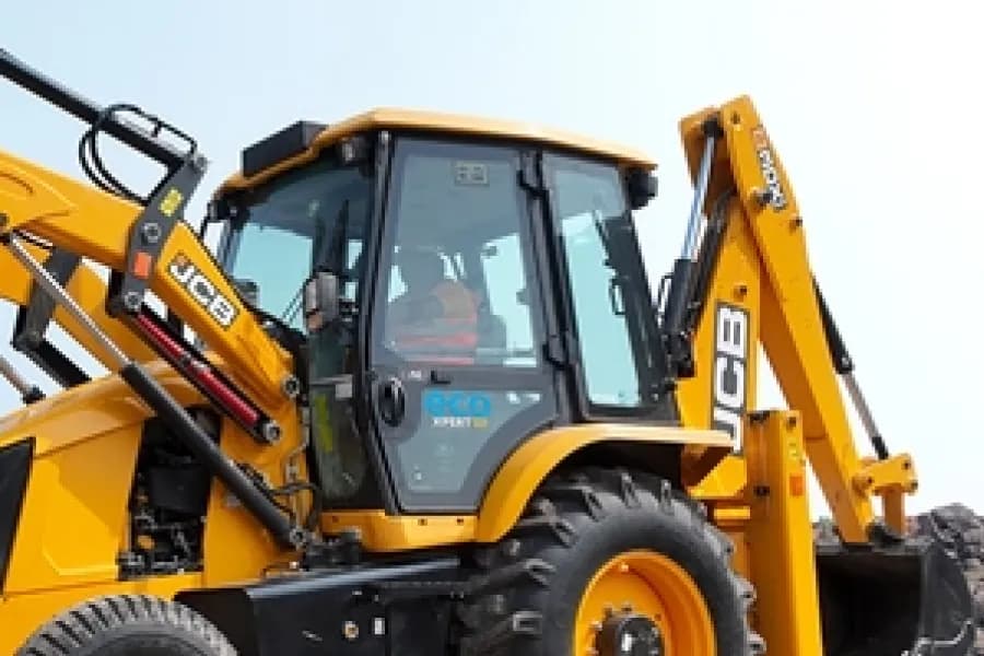 JCB 3DX Plus Operator Cabin View