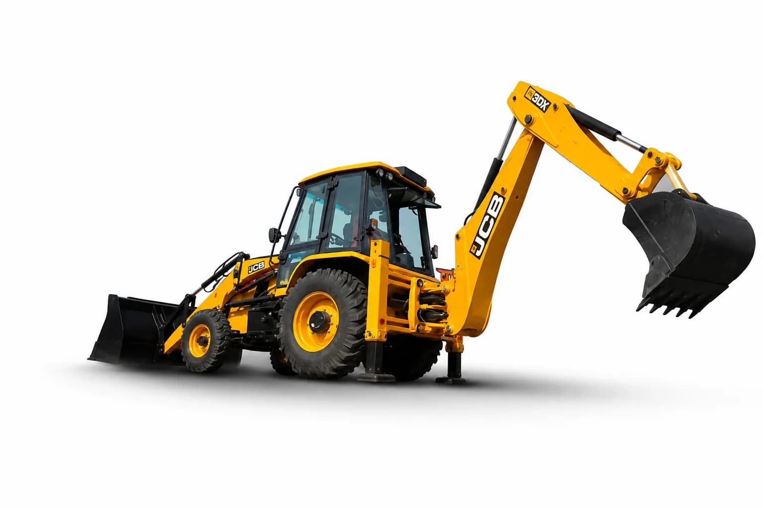 JCB 3DX Xtra Yellow color