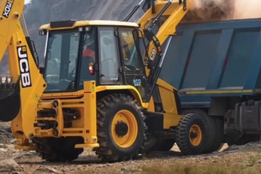 JCB 3DX Stabilizer View
