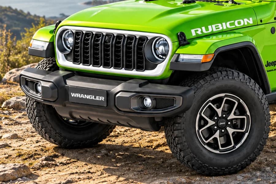 Jeep Wrangler Whitecap Edition Front Bumper View