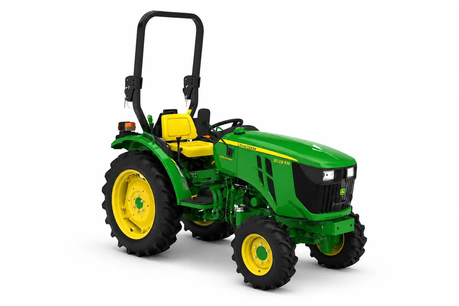 John Deere 3028EN Green color