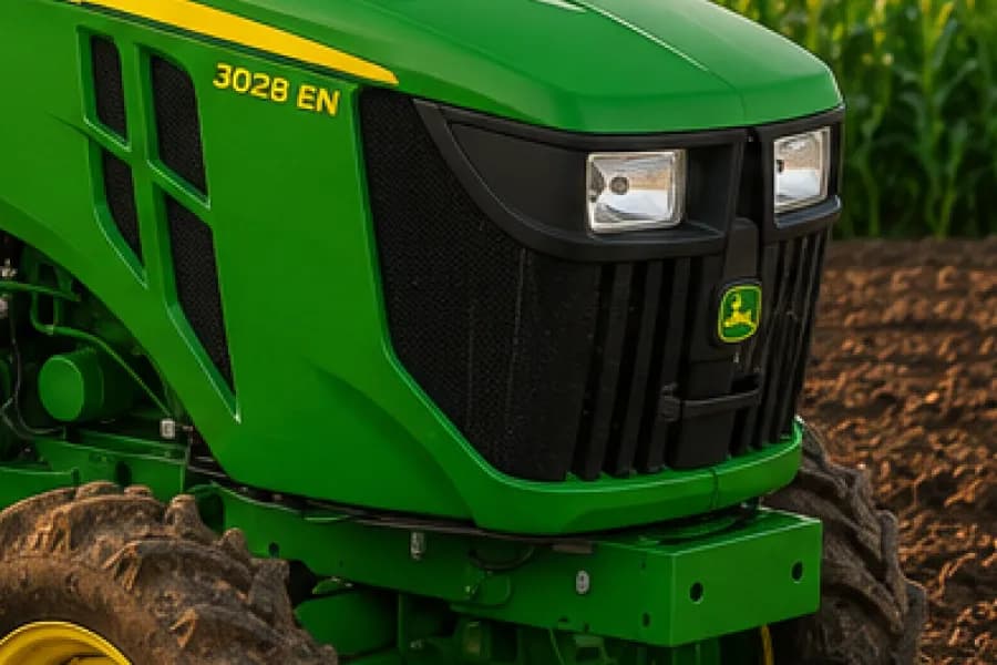 John Deere 3028EN Headlight View