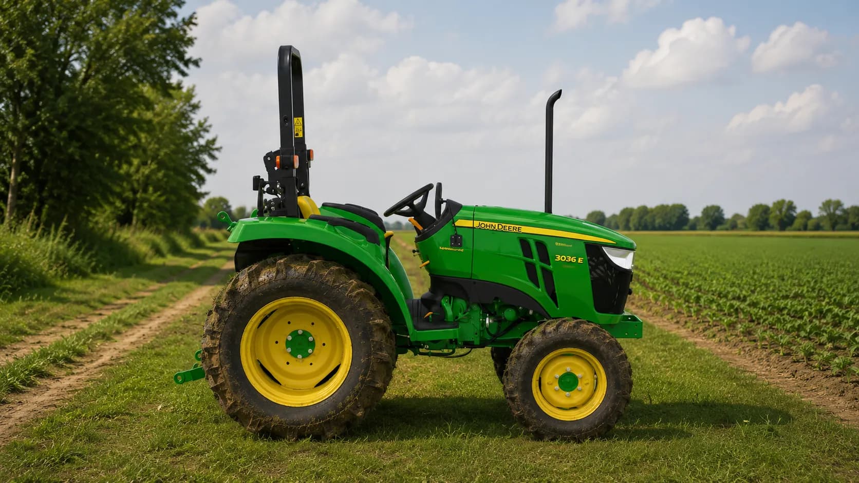 John Deere 3036 E Right Side View