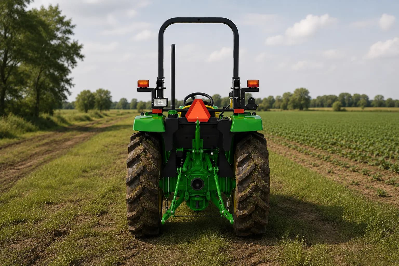 John Deere 3036 E Back View
