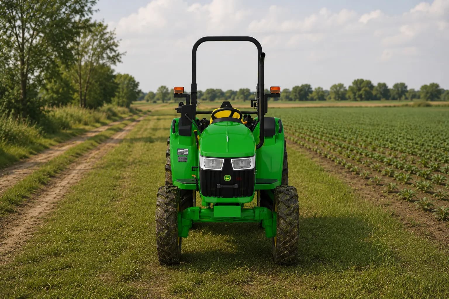 John Deere 3036 E Front View