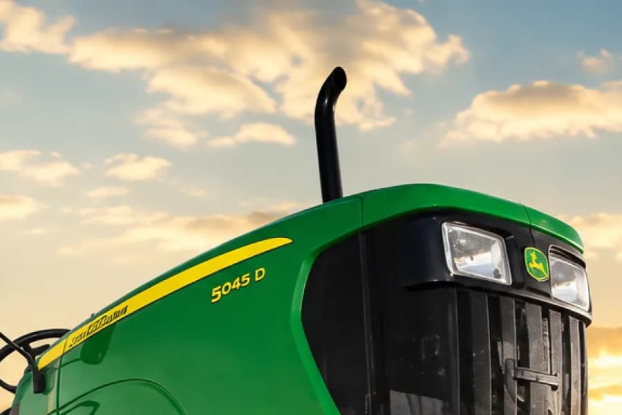 John Deere 5045D Gear Pro Silencer View