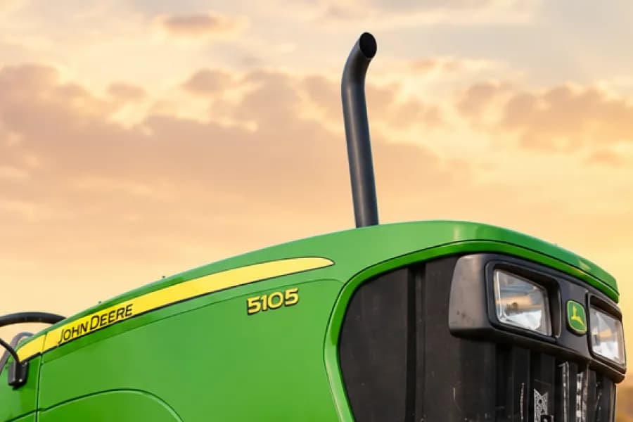 John Deere 5105 Silencer View