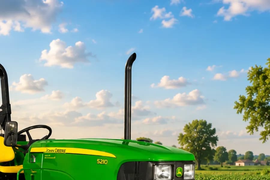 John Deere 5210 Gear Pro Silencer View