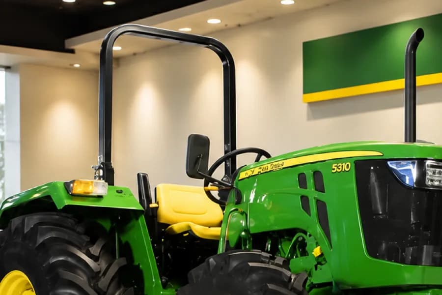 John Deere 5310 PowerTech Driver Seat View