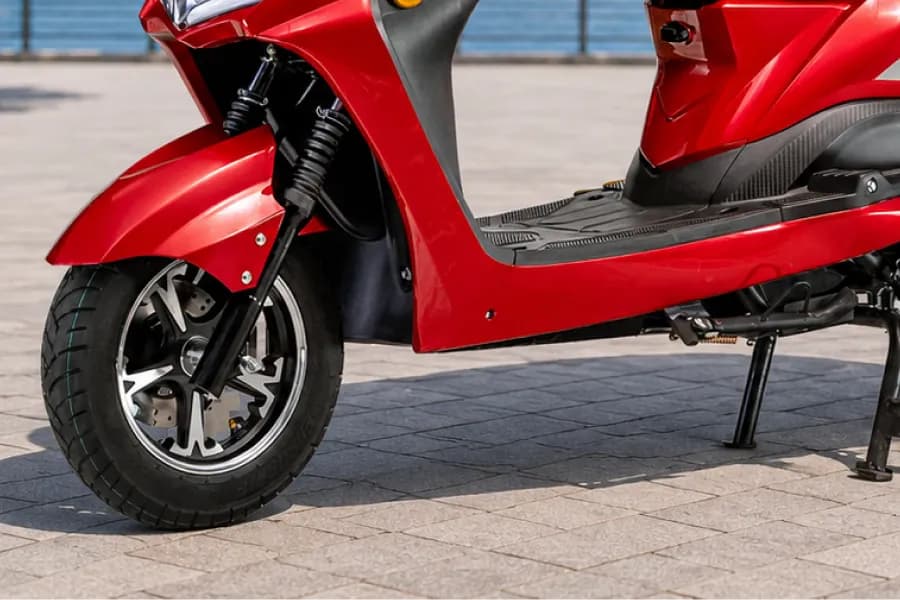 Joy E bike Gen Next Nanu Plus Front Wheel View