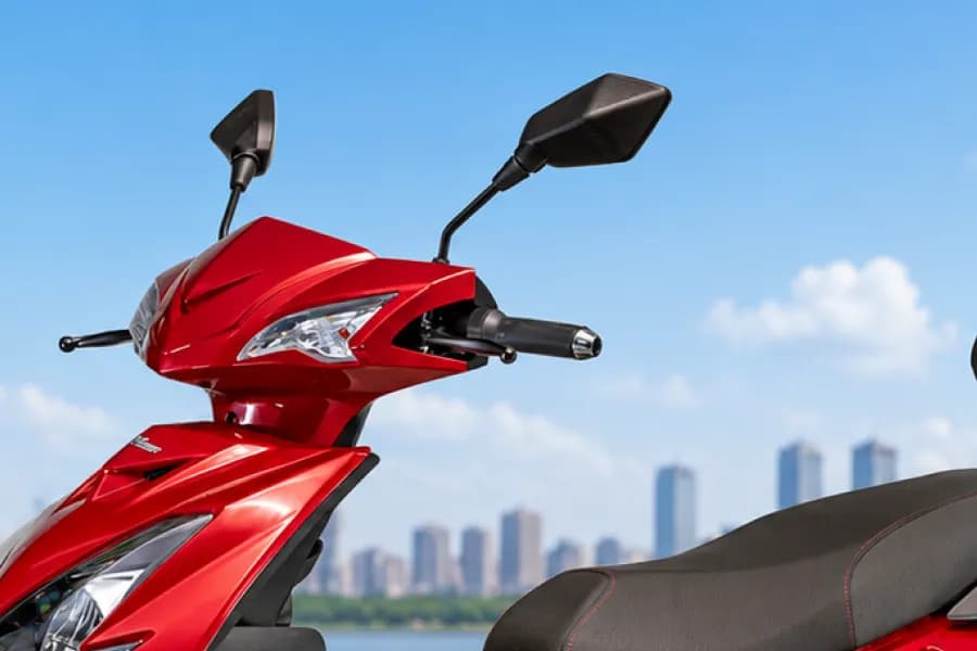 Joy E bike Gen Next Nanu Plus Handle and Mirror View