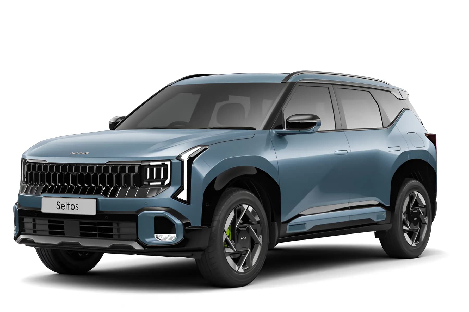 Kia Seltos Frost Blue color
