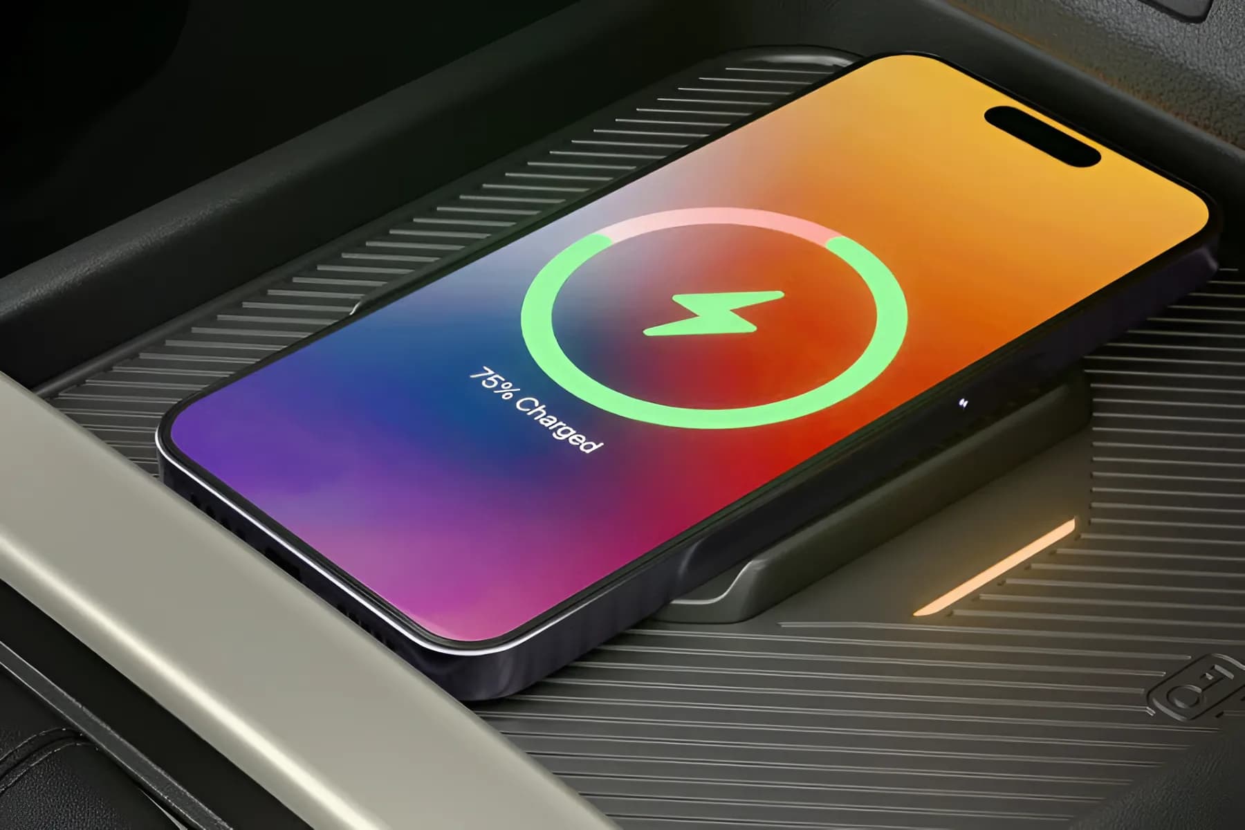 Kia Seltos Wireless Phone Chrager View