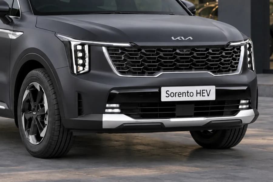 Kia Sorento Hybrid Front Grill View