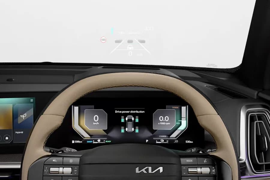 Kia Sorento Hybrid Steering Wheel View