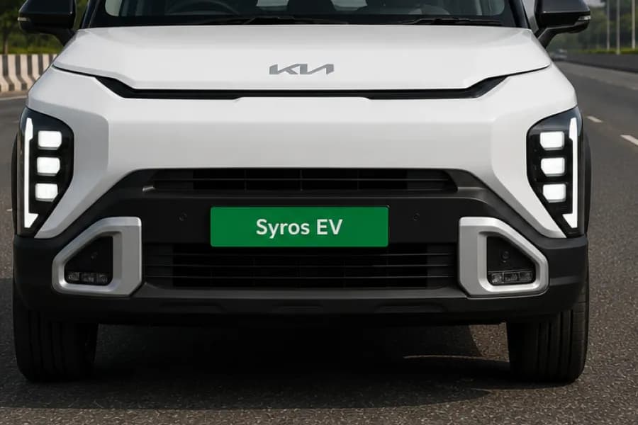 Kia Syros EV Vertical LED Headlamps View