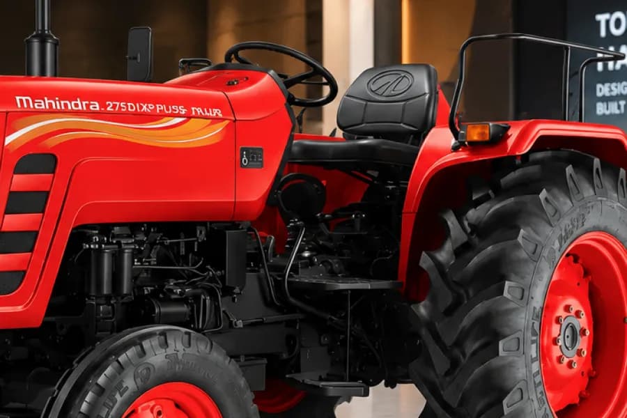 Mahindra 275 DI TU SP Plus Driver Seat View