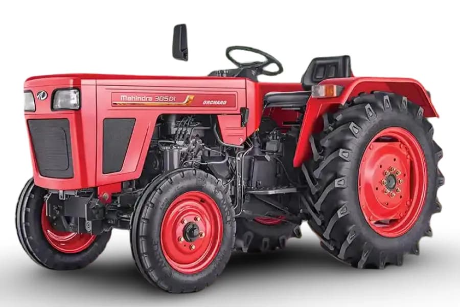 Mahindra 305 Orchard Red color