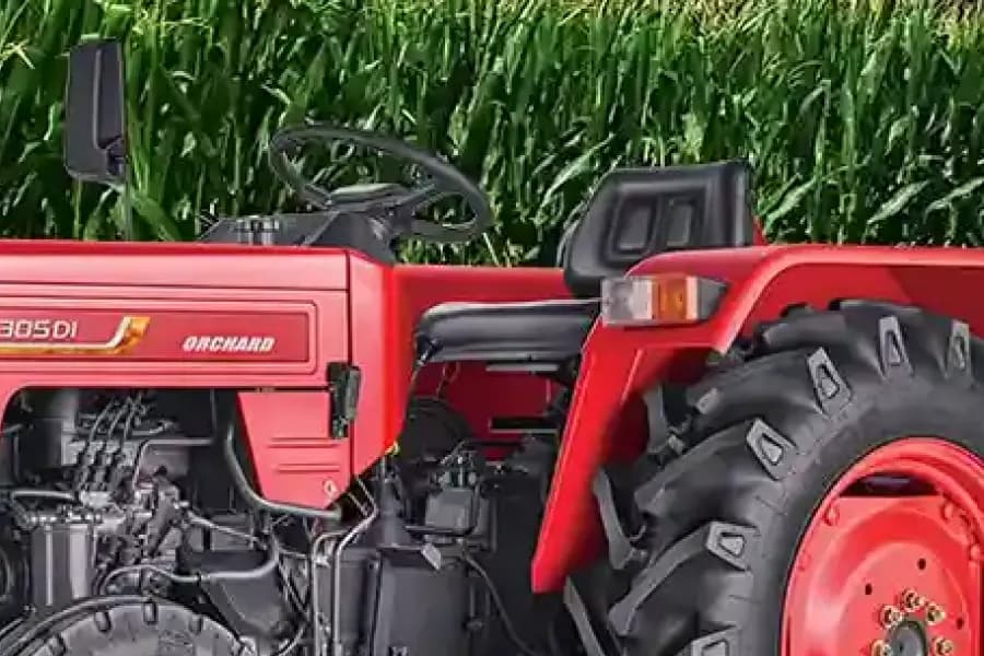 Mahindra 305 Orchard Driver Seat View