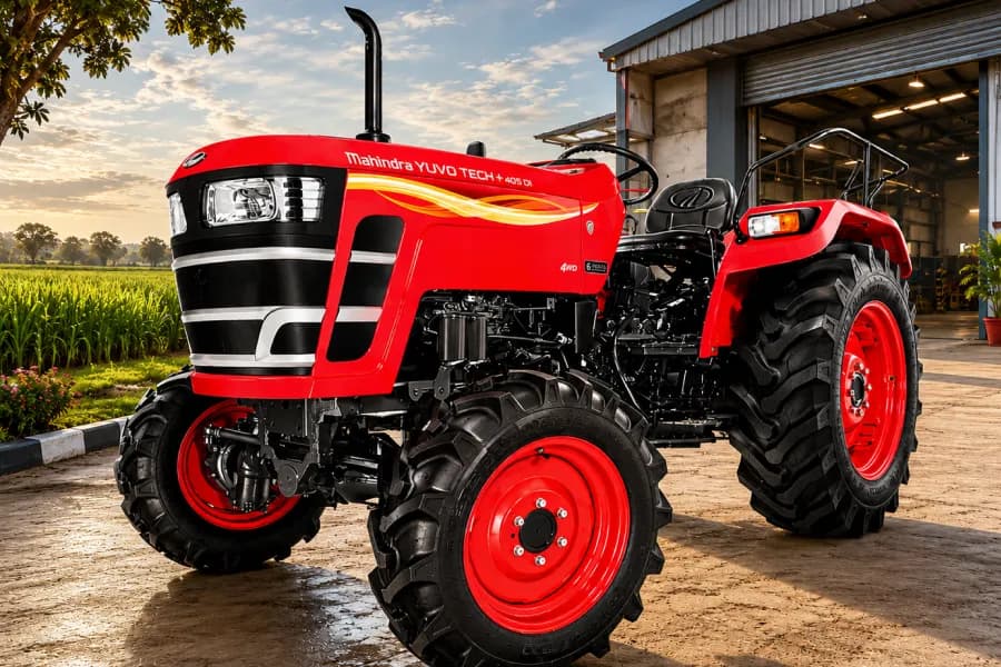 Mahindra 405 Yuvo Tech Plus 4WD Front Axle View