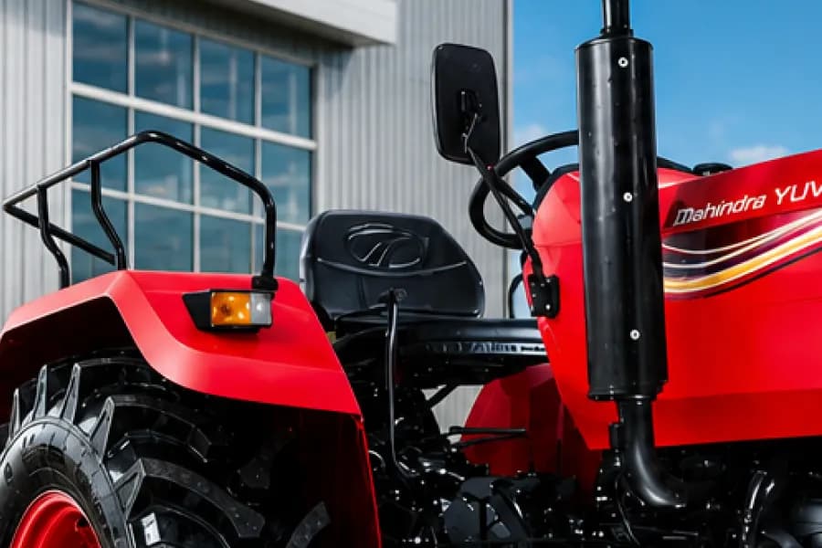 Mahindra 415 Yuvo Tech Plus Driver Seat View