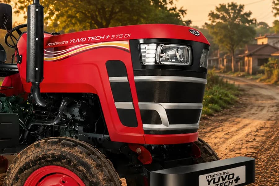 Mahindra 575 Yuvo Tech Plus Headlight View