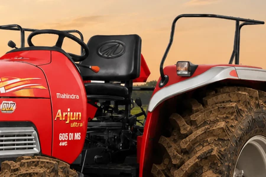 Mahindra Arjun 605 DI MS V1 Driver Seat View